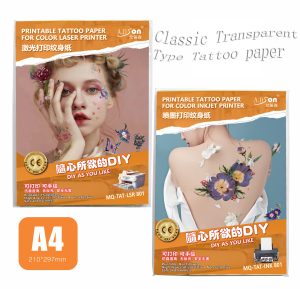 Blank Printable Temporary Tattoo Paper